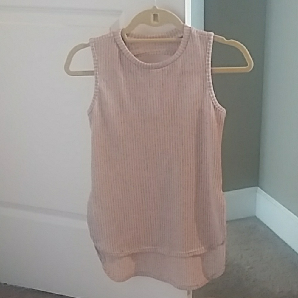 Tank top with open back detail